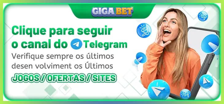 GIGABET bônus — painel de promoções no aplicativo